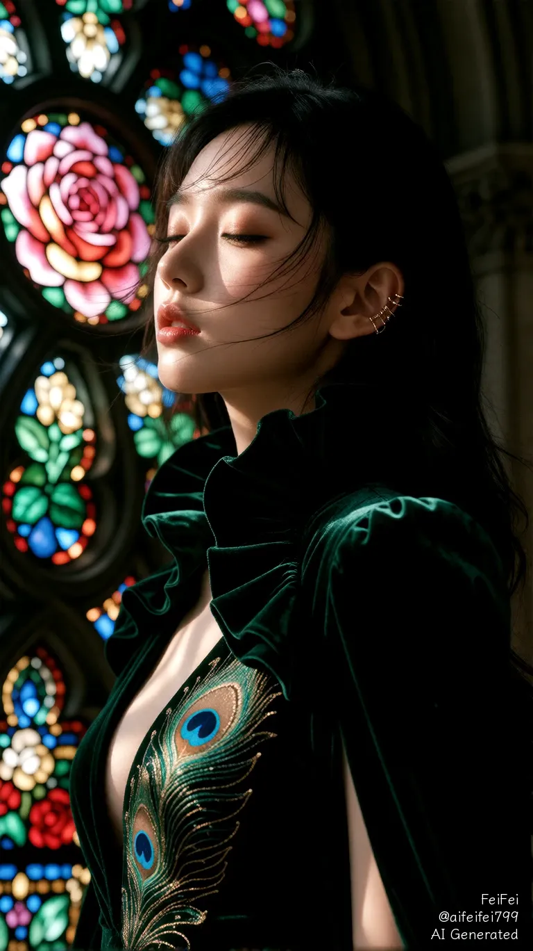 The Sanctuary of Stained Glass and Silk