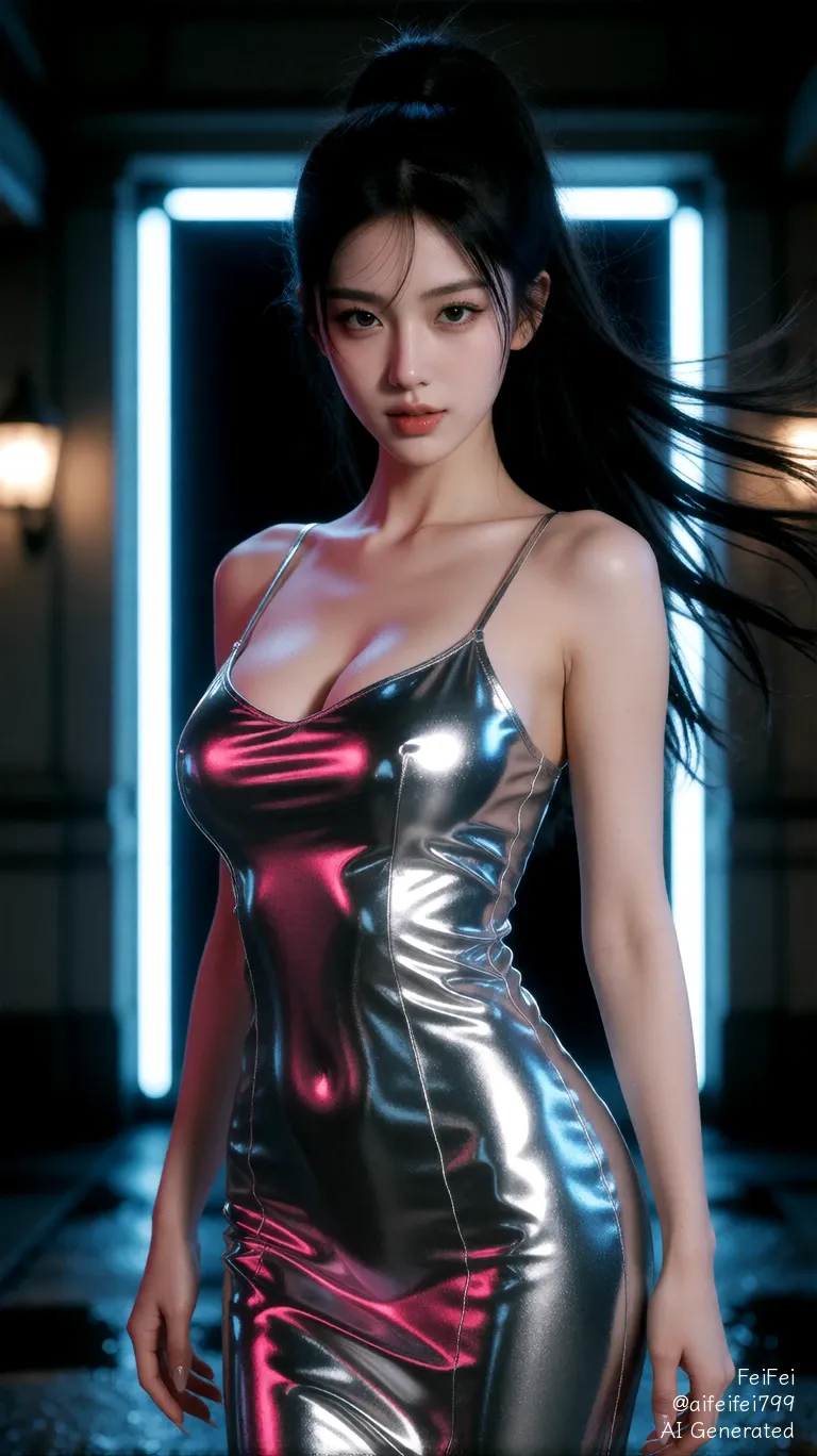 The Chrome Heartbeat in a Neon Void